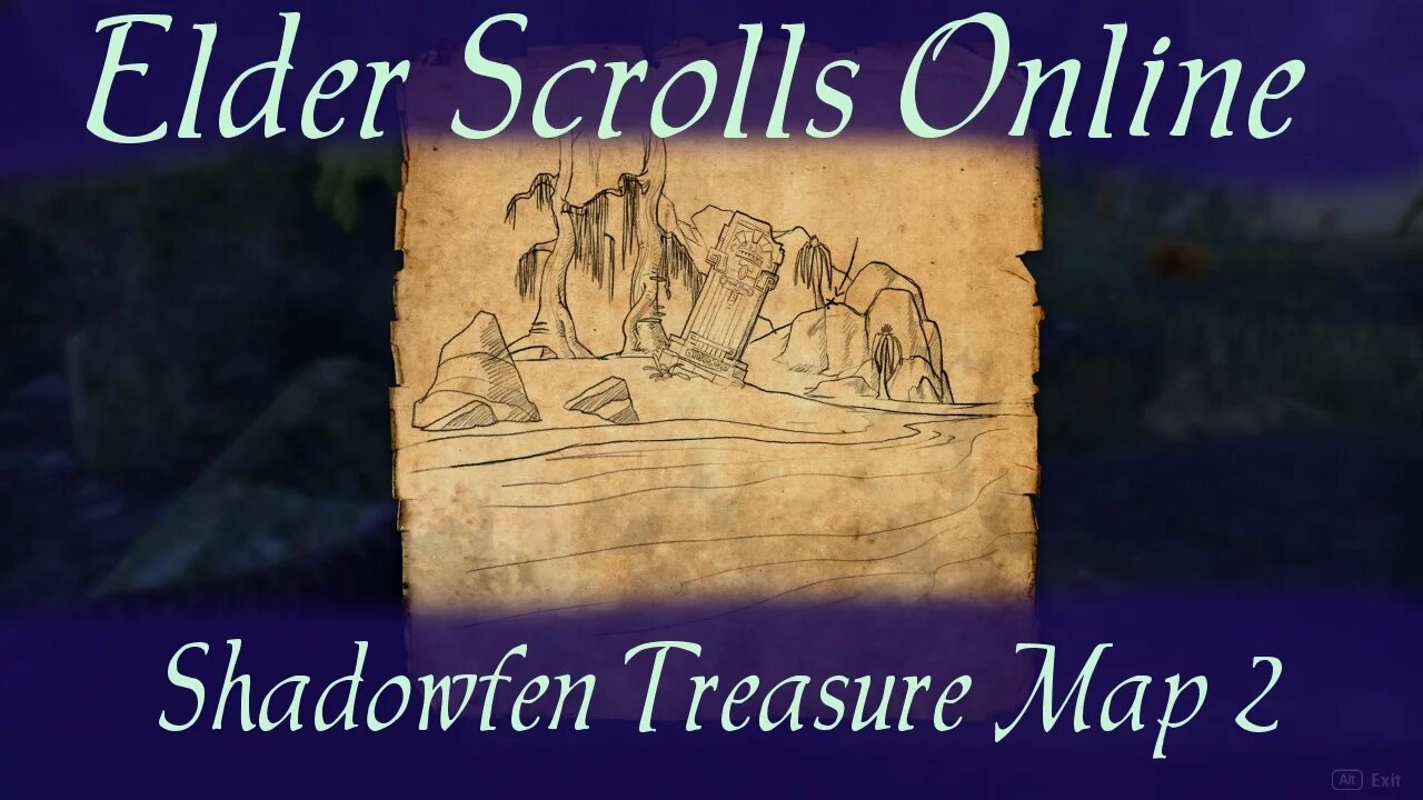 Shadowfen Treasure Map Elder Scrolls Online Eso