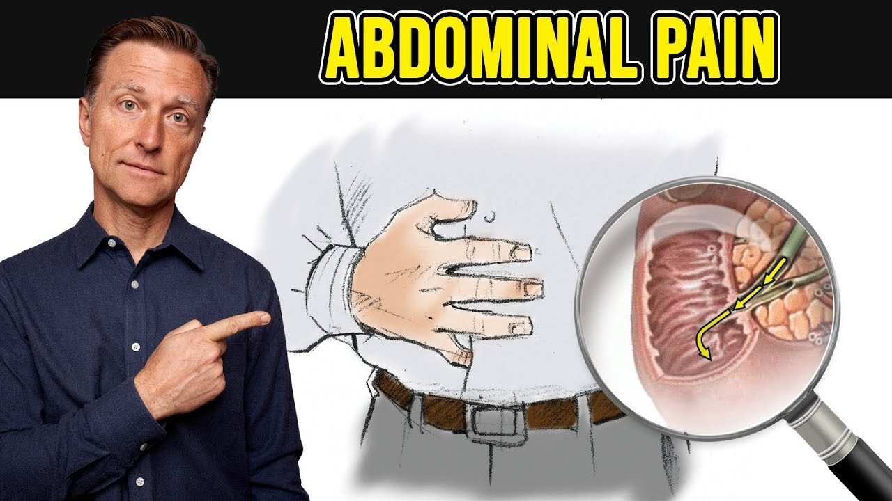 The Real Cause Of Abdominal Pain And Bloating Dr Berg
