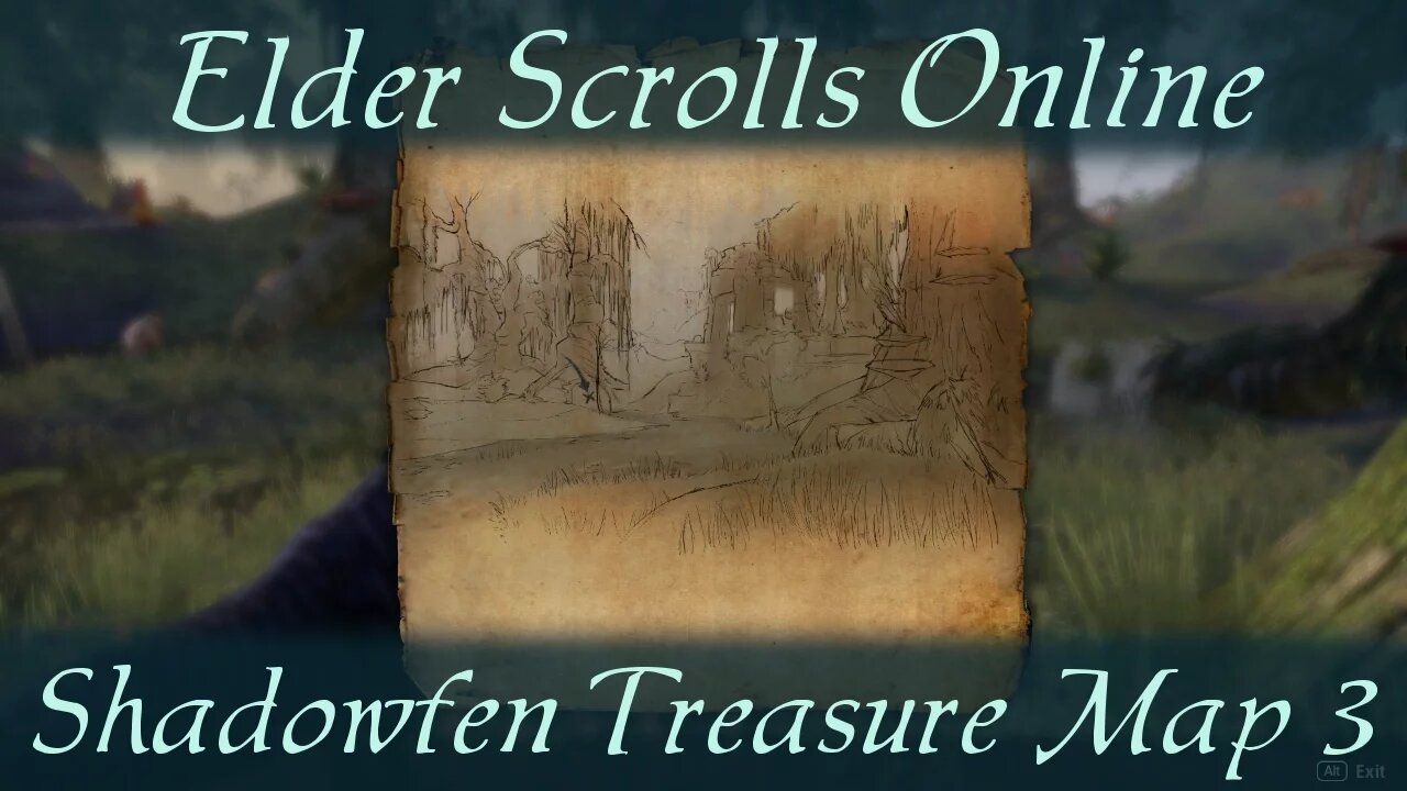 Shadowfen Treasure Map 3 Iii Elder Scrolls Online ESO