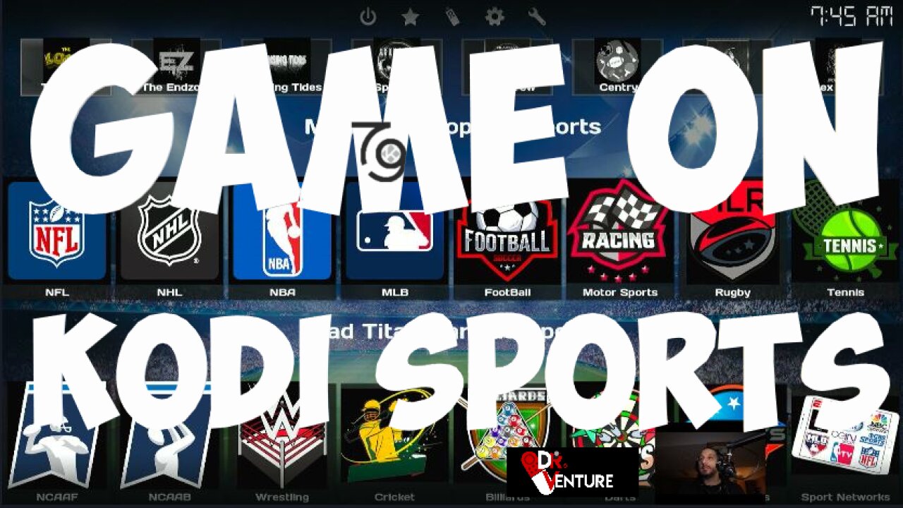 Kodi Sports Build Game On 709 Repo