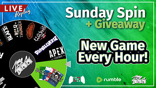 LIVE Replay: Sunday Spin + Gamer Giveaway! Exclusively on Rumble!