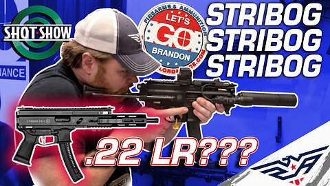 NEW STRIBOG .22LR from GLOBAL ORDNANCE Who Planned For ATF Brace Nonsense | SHOT SHOW 2023