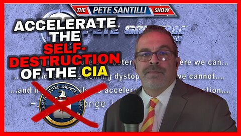 "Let's Preemptively Accellerate The Self-Destruction Of The Central Intelligence Agency"