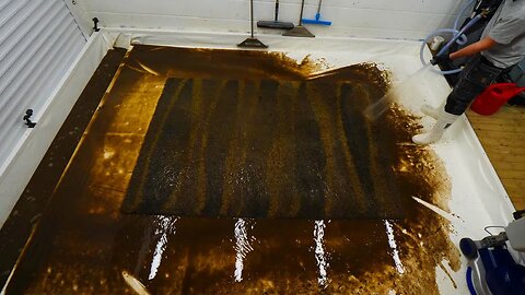 Gross ! Watch How This Flooded Rug Gets Cleaned in Just 5 Minutes !