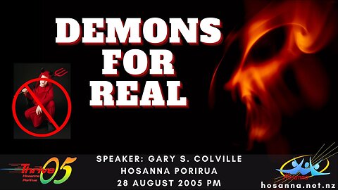 Demons For Real (Gary Colville) | Hosanna Porirua