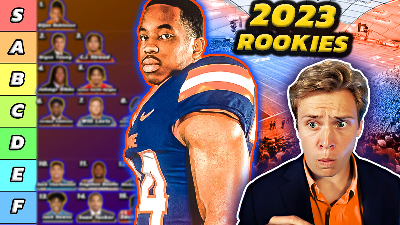 Updated Rookie Rankings & Tiers 2023 Dynasty Football