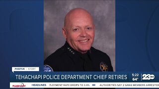 Tehachapi Police Chief Kent Kroeger retires