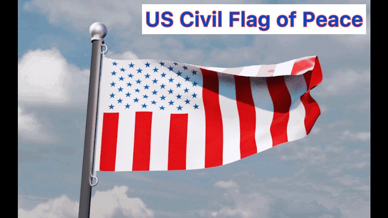 US Civil Flag of Peace. What does an American Flag with vertical lines ...