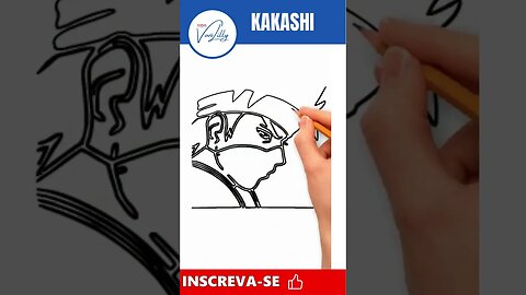 Como desenhar Kakashi (Naruto) passo a passo. How To Draw 
