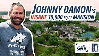 2X World Series Champion Johnny Damon's 30,000 Sq Ft INSANE Mansion | Home Course with PGA Memes