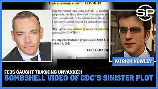 FEDS CAUGHT Tracking UnVaxxed! Bombshell Video Of CDC’s SINISTER Plot