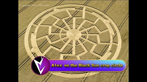 Alex on the Black Sun crop circle RM