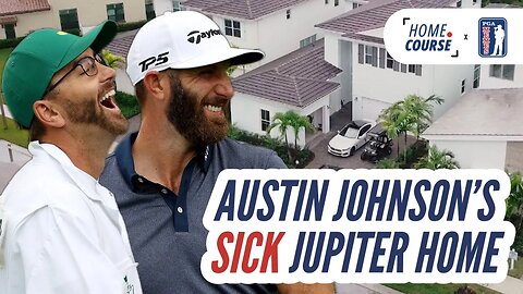 Pro Caddie Austin Johnson's SICK Jupiter Home & Classic Car | Home Course w/ PGA Memes