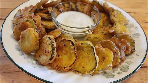 Perfect Fried Pickles - The Best You Ever Ate - Super Bowl - The Hillbilly Kitchen