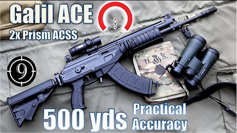 Galil Ace 32 (7.62x39) + Primary Arms 2x ACSS to 500yds: Practical Accuracy