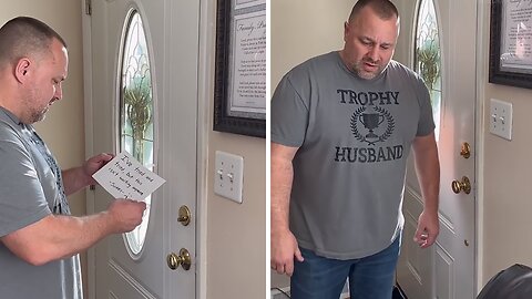 Woman leaves hilarious & sarcastic note on the door