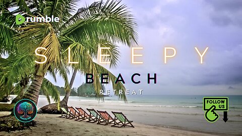 🎧🏝️🌊 Sleepy Beach Retreat 🌴: Calming Ocean Waves & Beach Ambience 🌊🧘‍♀️ for Deep Relaxation, Insomnia, Anxiety, Stress Relief & Meditation 💆‍♂️😴 #NatureSounds #Relaxing #Sleep #Meditation