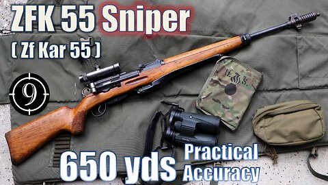 Swiss ZFK-55 Sniper Rifle to 650yds: Practical Accuracy (Feat BOTR...Zf Kar 55 Sniper with GP11ammo)