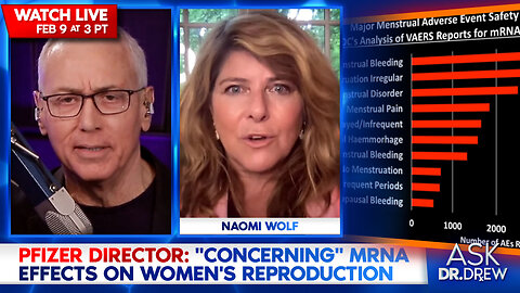Pfizer Director: "Concerning" mRNA Effects on Women's Reproduction w/ Naomi Wolf – Ask Dr. Drew