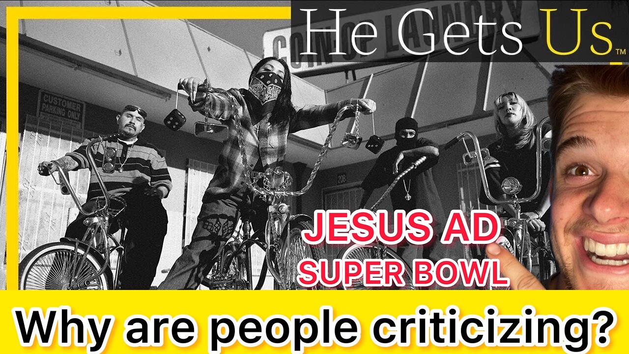 Best Super Bowl Commercial 2023 JESUS He Gets Us Reaction