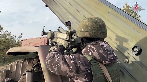 Russian Grad MLRS crew destroys hostile D-20 howitzer battery and nearby ordnance depot