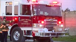 Fort Myers firefighters remain at A & D Scrap Materials