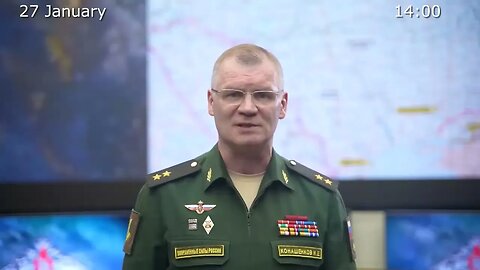Russia MoD: report on the progress of the special military operation in Ukraine (27 January 2023)