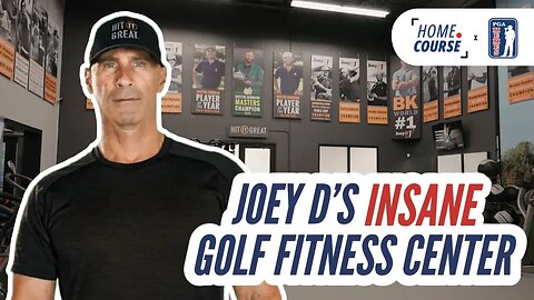 Top Fitness Coach Joey D's INSANE Golf Fitness Center | Home Course w/ PGA Memes