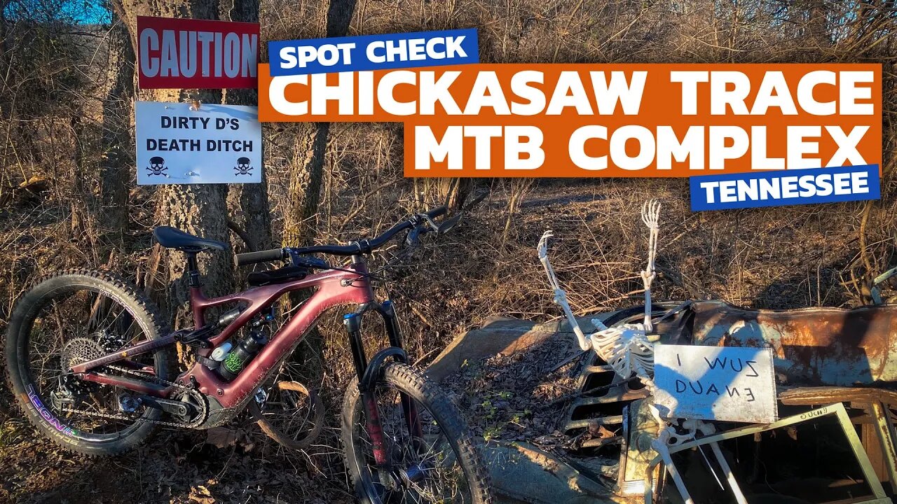 Chickasaw Trace Mountain Bike Trails Ride Along ebike emtb mtb