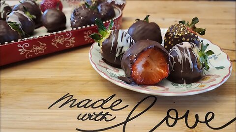 Chocolate Dipped Strawberries -Easy Tips -Professional Look -Valentine's Day - The Hillbilly Kitchen