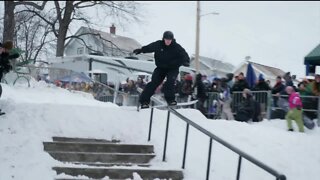 Street Snowboarding Comes to Hart Plaza
