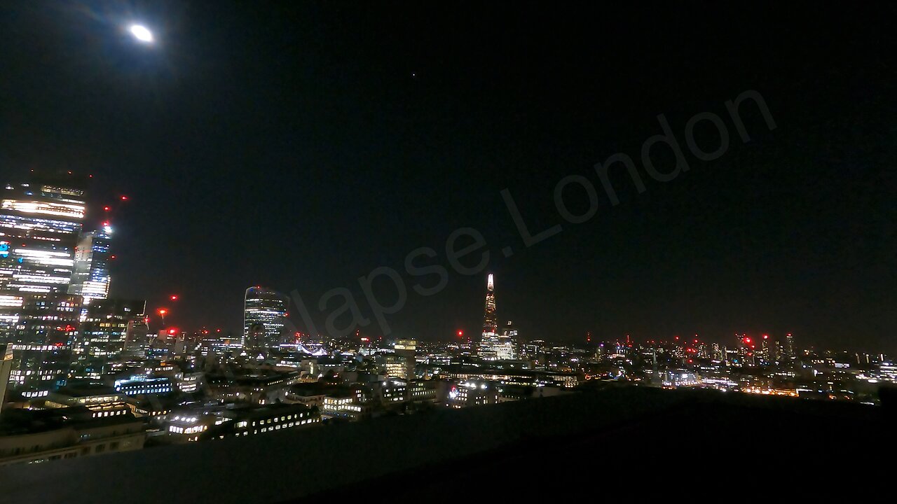 The Shard at night, October 2022