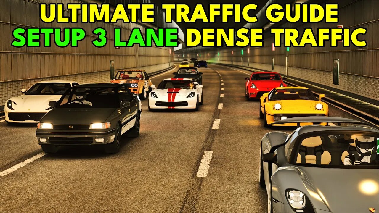 Ultimate Traffic Guide How To Setup Lane Dense Traffic In Assetto