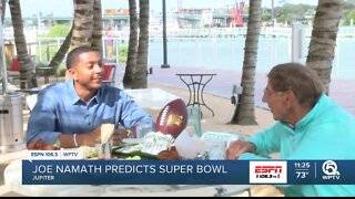 Joe Namath makes his Super Bowl prediction