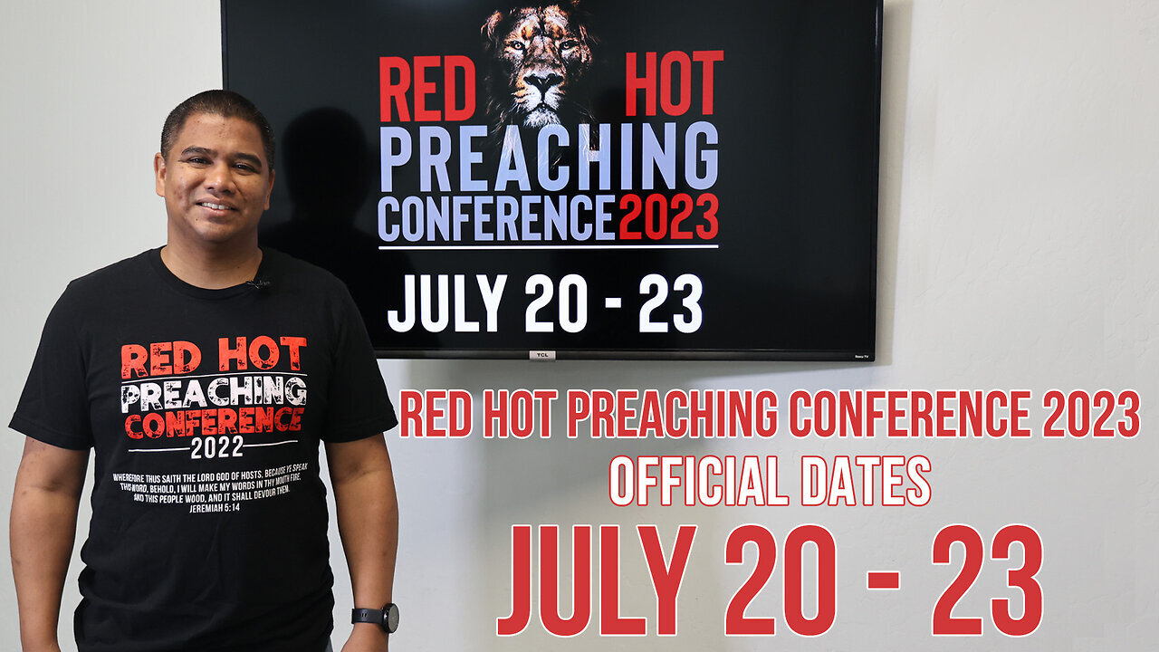 Red Hot Preaching Conference 2023 Official Dates July 2023