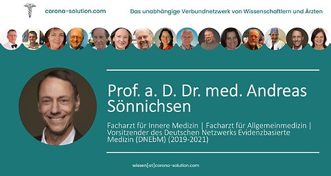 Corona-Solution im Interview mit Prof. Dr. med. Andreas Sönnichsen am 03.02.2023