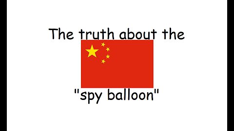 The truth about the chinese spy balloon. If you believe this was abnormal you need study