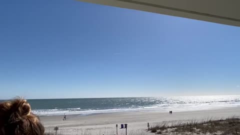 Two Jets Flying Over Myrtle Beach Nearr CCP Spy Baloon