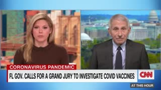 DeSantis calls for grand jury to investigate Covid vaccines. Hear Fauci's response.....