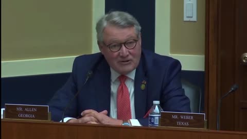 Rep. Rick Allen speaks during Energy and Commerce subcommittee hearing on satellite technology