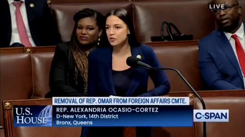 AOC throws a temper tantrum after Ilhan Omar got removed from Foreign Affairs Committee "This is about targeting women of color…"