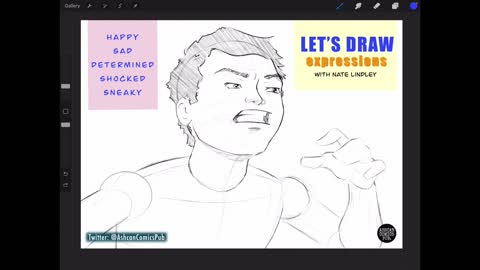 Let’s Draw with Nate Lindley - Sketching Facial Expressions