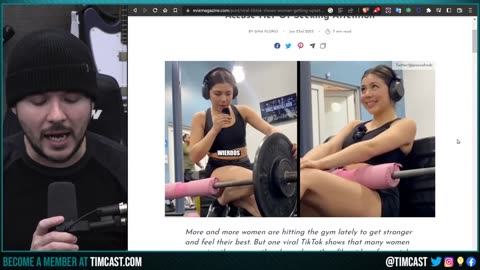 Men REFUSE To Help Woman In Gym After She Gets Pinned By Weight, Clout Chasing BACKFIRES On Women