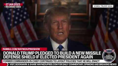 Trump Pledges To Build Missile Defense Shield, Invokes Possible 'World War III'
