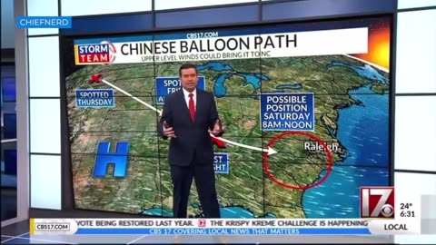 Latest on the Path of CCP Spy Balloon
