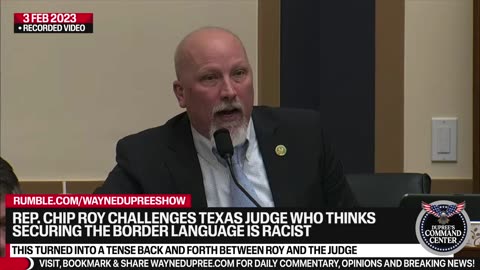 Rep. Chip Roy Has Issue With Texas Official Who Thinks Border Security Is Racist