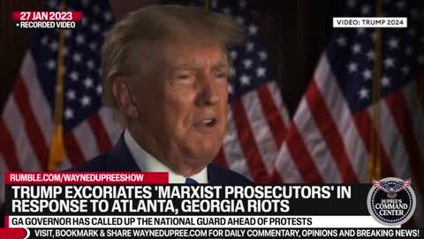 Trump Responds To Atlanta, GA Riots