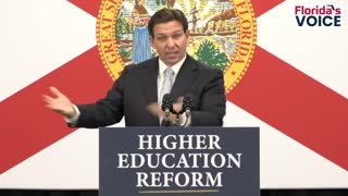 Governor DeSantis SHREDS The Woke College Campus, Vows Kids Will Be Allowed To Think For Themselves