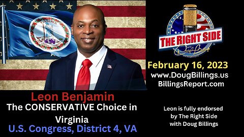 Leon Benjamin: Black Conservative Candidate in Virginia's 4th District