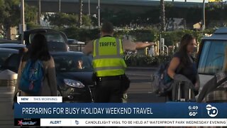 preparing for busy holiday weekend travel